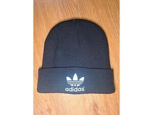 Adidas Beanie Black One Size Acryllic Big Logo